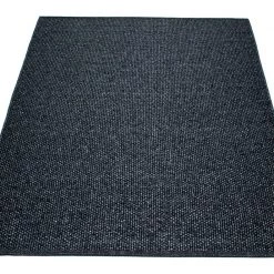Pappelina Rugs Svea Metallic Black & Black Rug