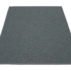 Pappelina Rugs Svea Metallic Black & Granit Rug