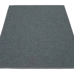 Pappelina Rugs Svea Metallic Black & Granit Rug