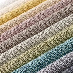 Pappelina Svea Metallic Gold & Pale Yellow Runner Rug Rugs