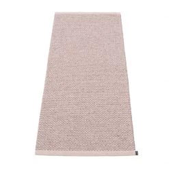 Pappelina Rugs Svea Metallic Lilac & Pale Rose Runner Rug