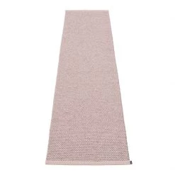 Pappelina Rugs Svea Metallic Lilac & Pale Rose Runner Rug