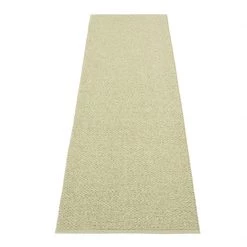 Pappelina Svea Metallic Olive & Seagrass Runner Rug Rugs