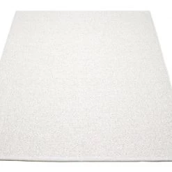 Pappelina Svea Metallic White & White Rug Rugs