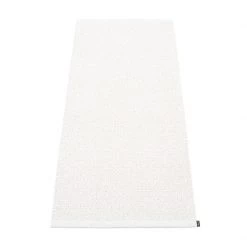 Pappelina Svea Metallic White & White Runner Rug Rugs