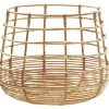 Cane-Line Sweep Rattan Round Basket