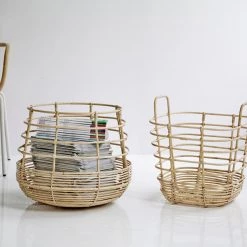 Cane-Line Sweep Rattan Square Basket 21 Cane-Line Sweep Rattan Square Basket