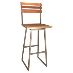 James De Wulf Swivel Bar Stool