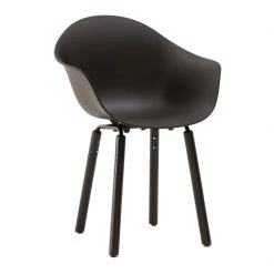 Toou TA Arm Chair Yi Black Oak Base Modern Dining