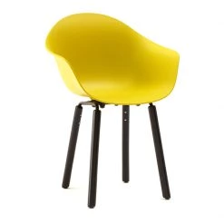 Toou TA Arm Chair Yi Black Oak Base Modern Dining