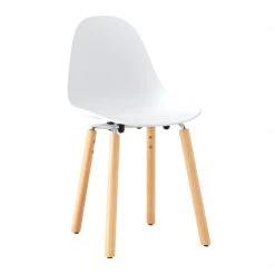 Toou TA Side Chair Yi Natural Oak Base Modern Dining