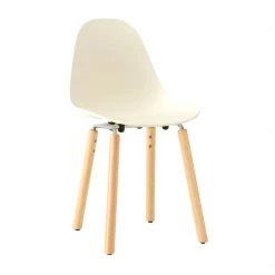 Toou TA Side Chair Yi Natural Oak Base Modern Dining