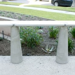 James De Wulf Tall Locking Console Table