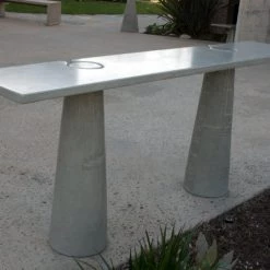 James De Wulf Tall Locking Console Table