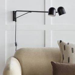 Gus Modern Lighting Tandem Swing Arm Wall Lamp