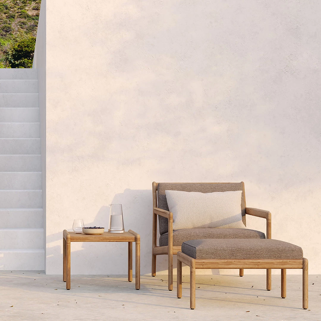 Ethnicraft Jack Outdoor Footstool 5 Ethnicraft Jack Outdoor Footstool