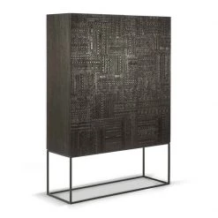 Ethnicraft Modern Dining Teak Tabwa Storage Cupboard