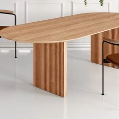 DK3 Modern Dining Ten Oval Dining Table