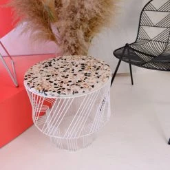 Bend Terrazzo Side Table 20 Bend Terrazzo Side Table