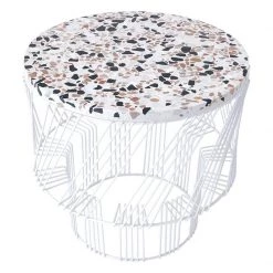 Bend Terrazzo Side Table