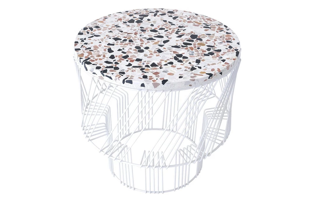 Bend Terrazzo Side Table 4 Bend Terrazzo Side Table