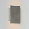 Cerno Tersus Outdoor LED Sconce-Black Concrete