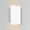 Cerno Tersus Outdoor LED Sconce-Textured White Powdercoat