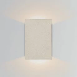 Cerno Modern Lighting Tersus Outdoor LED Sconce-White Concrete