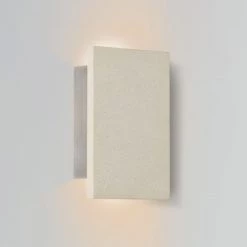 Cerno Modern Lighting Tersus Outdoor LED Sconce-White Concrete
