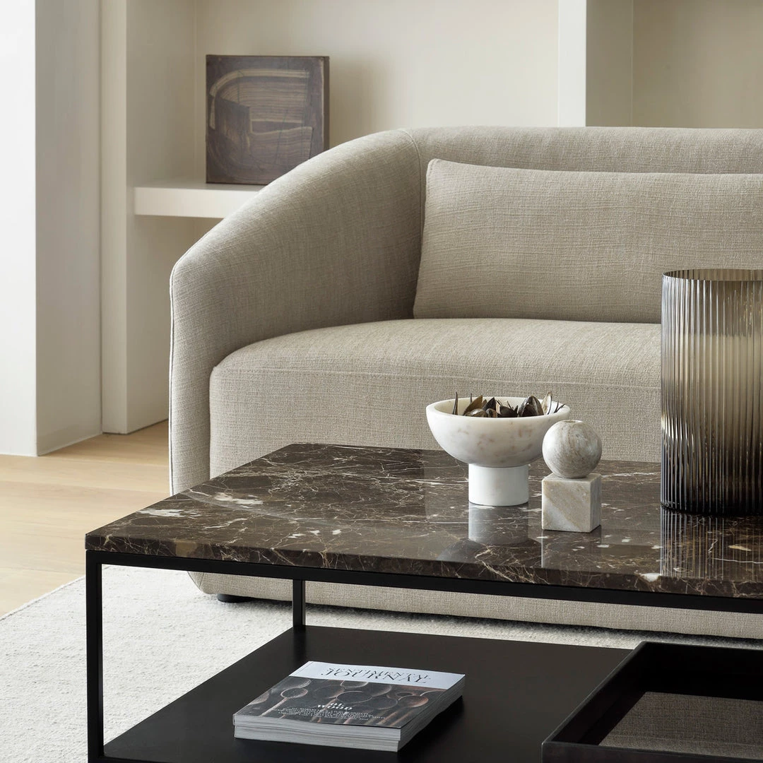 Ethnicraft Trapeze 3 Seater Sofa Cushion Set 4 Ethnicraft Trapeze 3 Seater Sofa Cushion Set