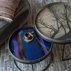 Ethnicraft Tree Wooden Round Tray