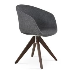 SohoConcept Tribeca Arm Pyramid Swivel Dining Chair