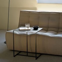 Ethnicraft Triptic Lava Taupe Side Table 16 Ethnicraft Triptic Lava Taupe Side Table