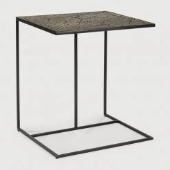 Ethnicraft Triptic Lava Taupe Side Table