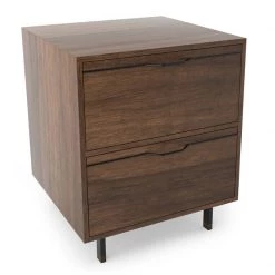 Tronk Design Chapman Single Unit Storage Nightstand Modern Bedroom