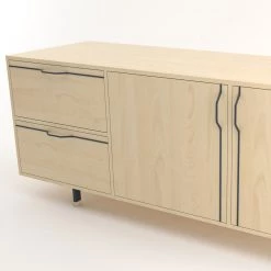 Tronk Design Modern Living Chapman Small Credenza Storage Unit