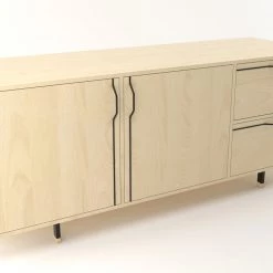 Tronk Design Modern Living Chapman Small Credenza Storage Unit
