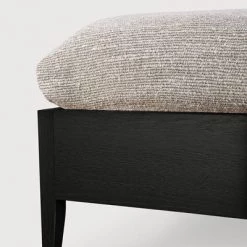 Ethnicraft Spindle Black Oak Bed With Slats