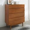 Greenington Ventura Amber 4 Drawer High Chest
