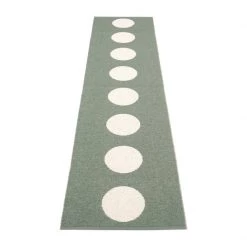 Pappelina Vera Army & Vanilla Runner Rug