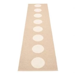 Pappelina Vera Beige Runner Rug