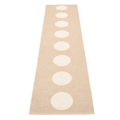 Pappelina Vera Beige Runner Rug