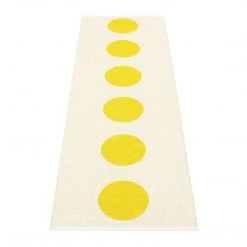 Pappelina Vera Lemon & Vanilla Runner Rug
