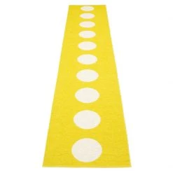 Pappelina Vera Lemon & Vanilla Runner Rug