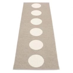 Pappelina Vera Mud & Vanilla Runner Rug