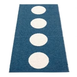 Pappelina Vera Ocean Blue Runner Rug