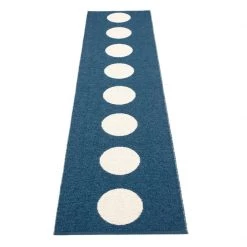 Pappelina Vera Ocean Blue Runner Rug 25 Pappelina Vera Ocean Blue Runner Rug