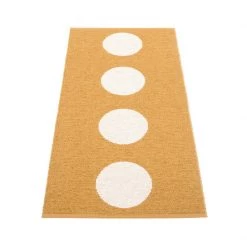 Pappelina Vera Ochre & Vanilla Runner Rug