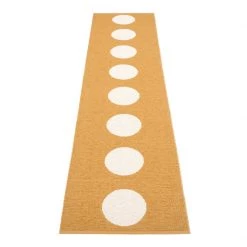 Pappelina Vera Ochre & Vanilla Runner Rug