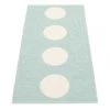 Pappelina Vera Pale Turquoise & Vanilla Runner Rug
